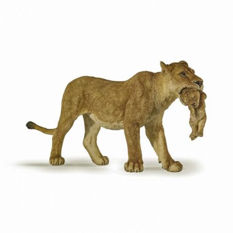 Papo Figurina Leoaica Cu Pui - imagine 9